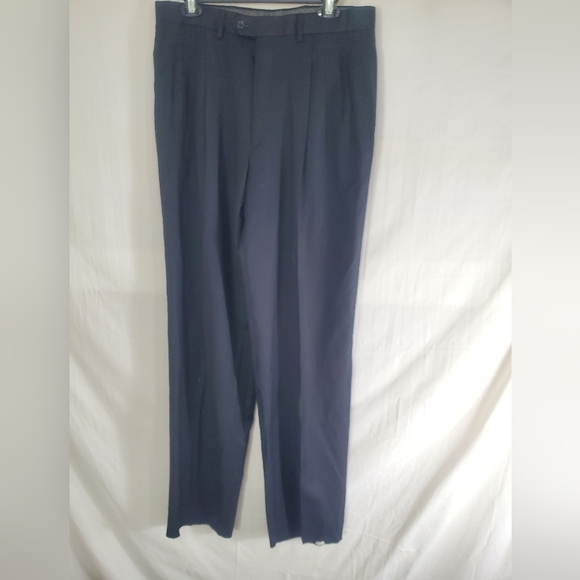 Cerruti 1881 Men’s Black Italian Wool 3 Button Blazer 2pc Suit 48R 32x35 New - Picture 12 of 14